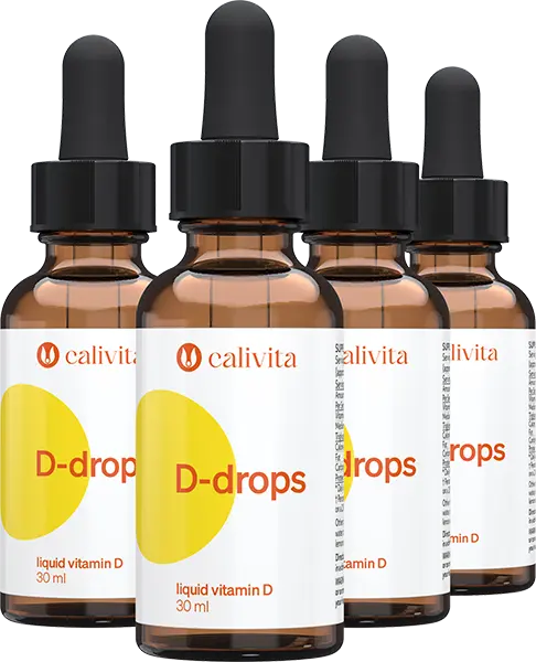 CaliVita D-Drops - vitamina D lichida 4 x 30ml
