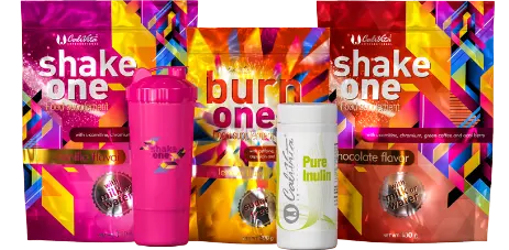 Pachet One Diet + Pure Inulin + Shaker Roz